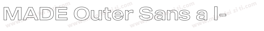 MADE Outer Sans a l字体转换
